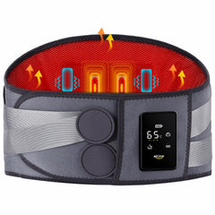 AllJOY 67-inch cordless heating pad on back for on-the-go comfort