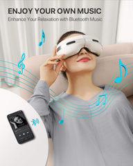 ALLJOY Eye Massager features ergonomic design for comfortable, long wear.