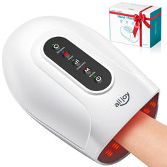 ALLJOY Hand Massager targets acupressure points for refreshed hands.