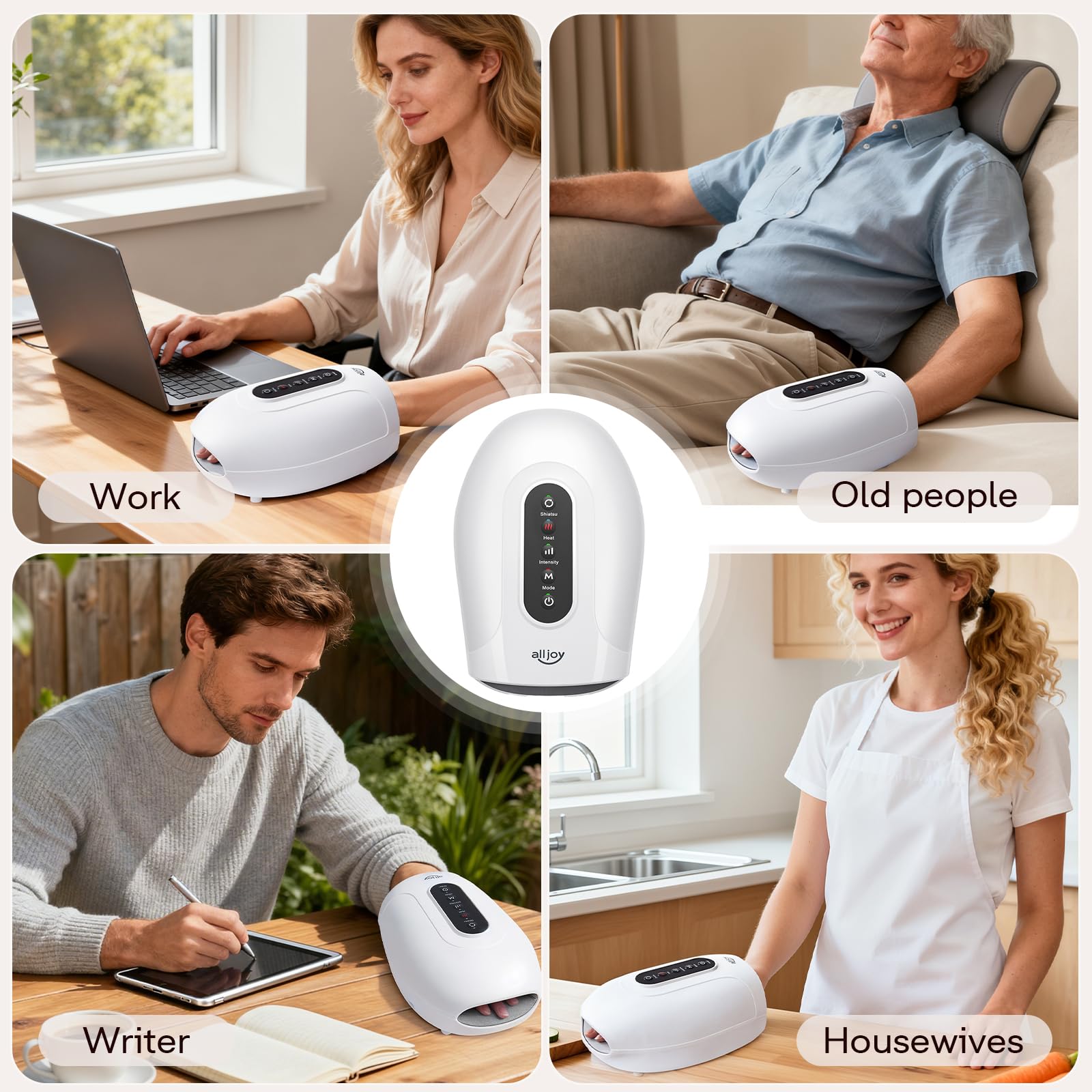Gift-ready ALLJOY massager suitable for loved ones.