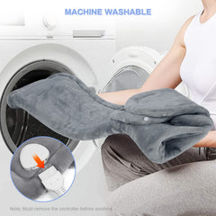 Alljoy heating pad's microplush fabric feels soft and distributes heat evenly.