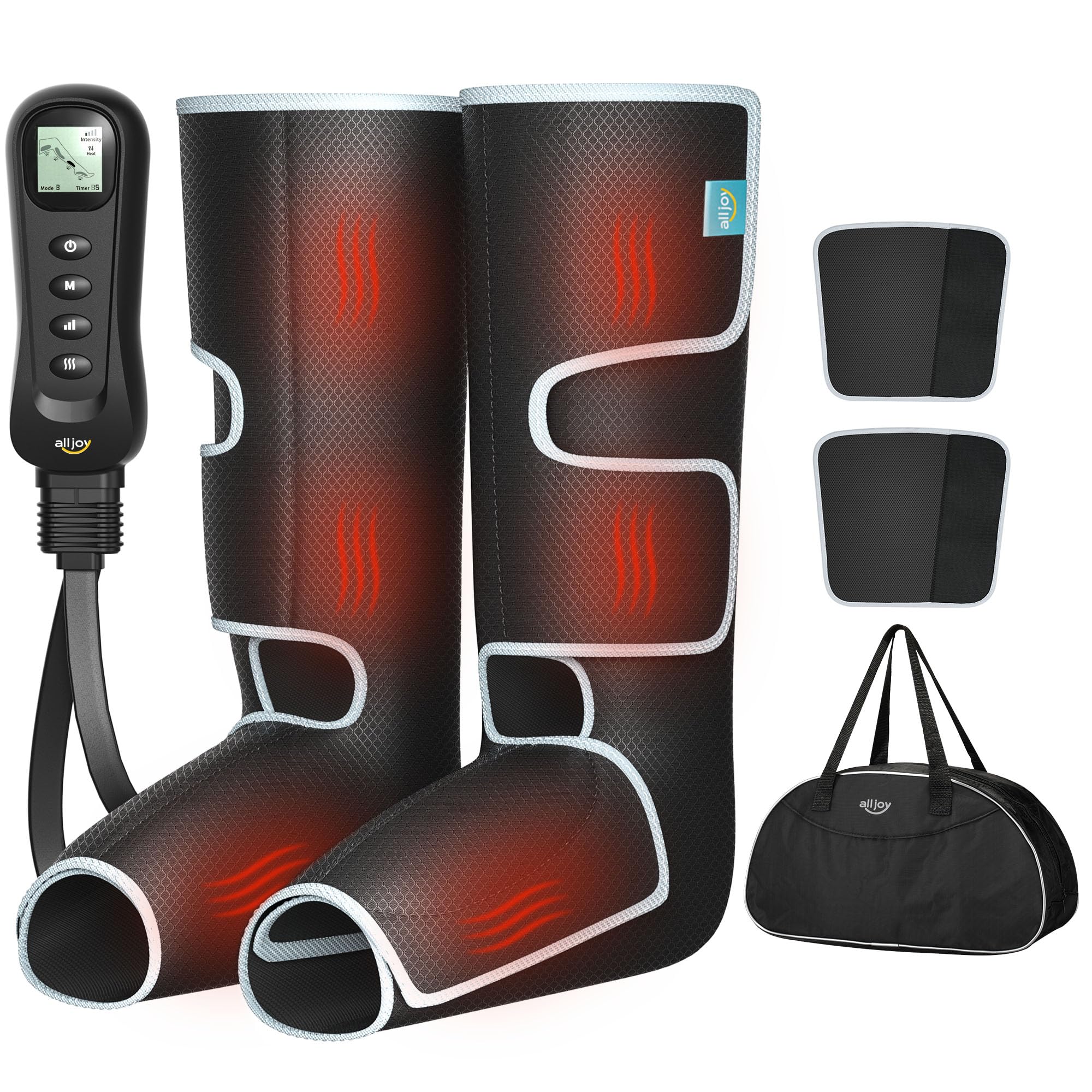 ALLJOY leg massager calf wrap for targeted leg relaxation.