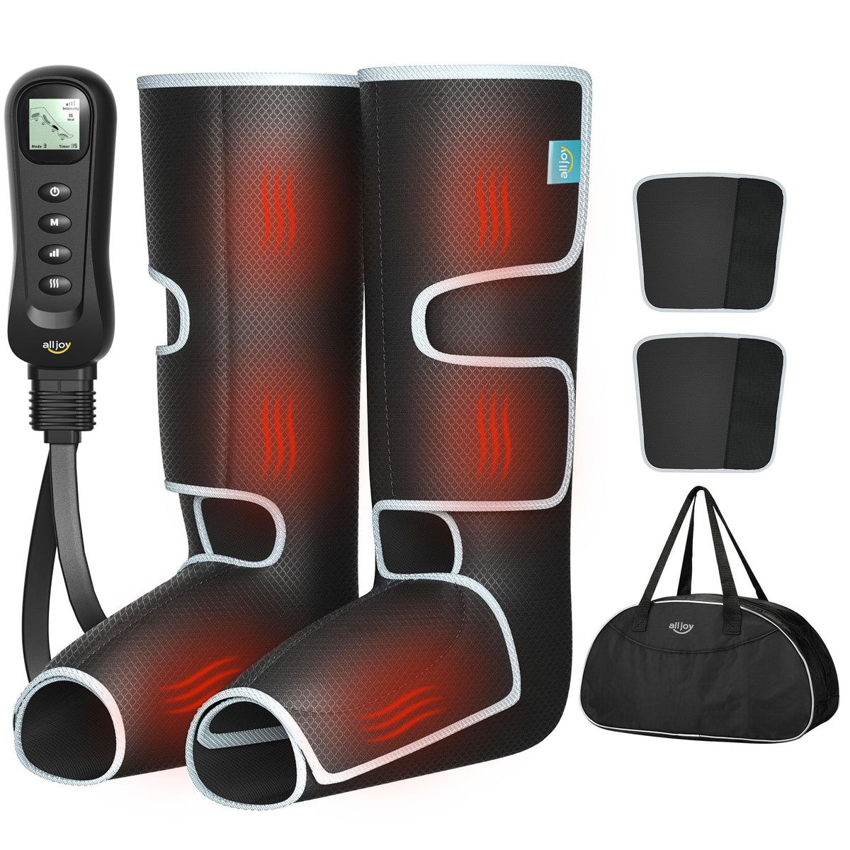 ALLJOY leg massager calf wrap for targeted leg relaxation.