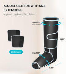 ALLJOY leg massager extenders deliver versatile, inclusive fit.