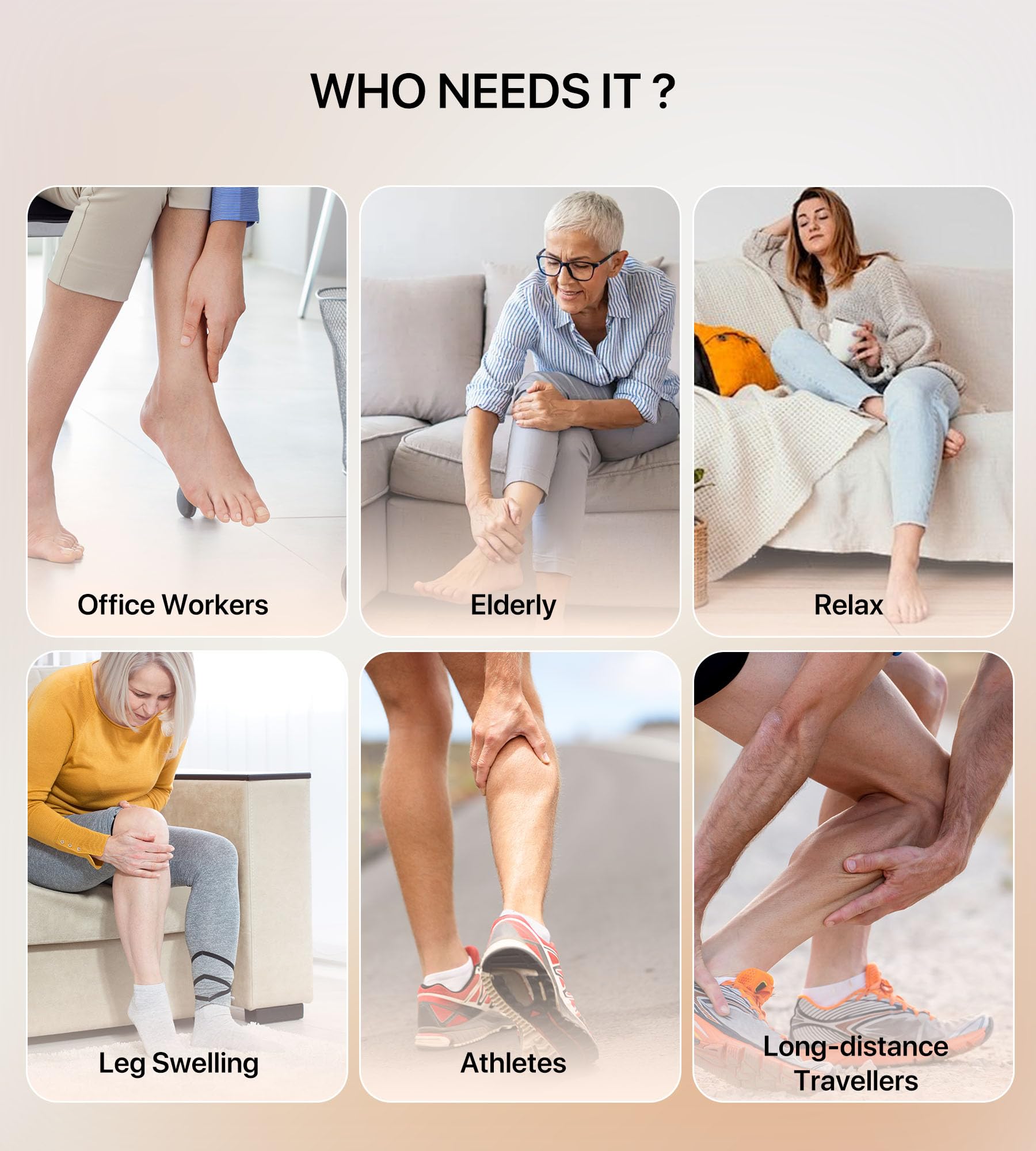 ALLJOY leg massager memory function recalls last settings.