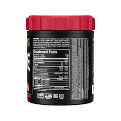 Allmax AminoCore label closeup reveals clean ingredients and nutrition details.