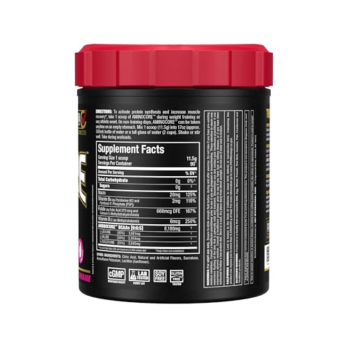 ALLMAX AMINOCORE label-front highlighting the sugar-free formula.