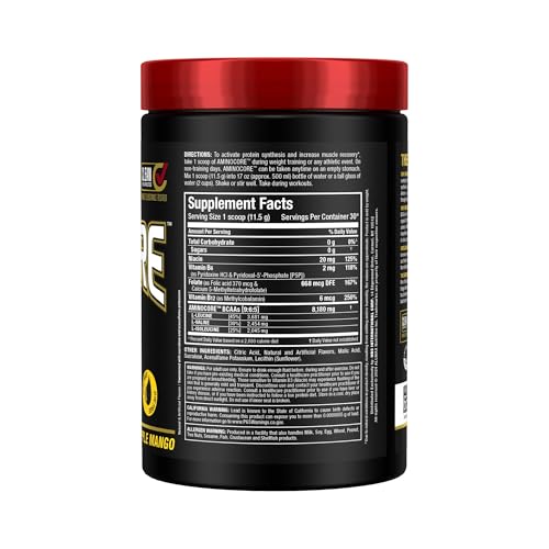 Allmax AminoCORE being poured into a glass for hydration during training