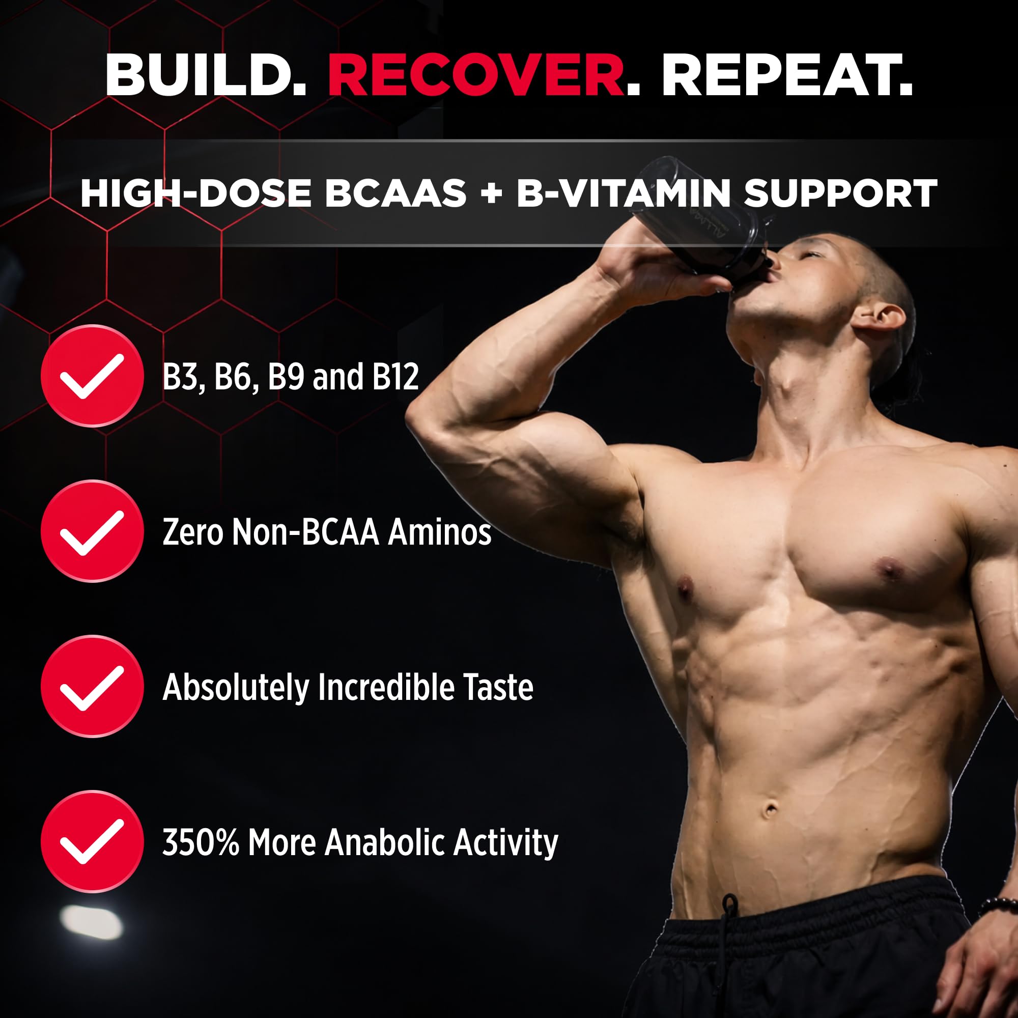 AminoCore ingredients taurine and L-Carnitine for active performance