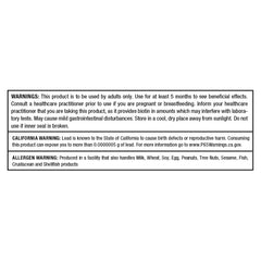 Allmax Collagen Powder nutrition panel highlighting grass-fed sourcing.