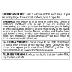AllMAX Digestive Enzymes pour image, easy to take with meals for better digestion