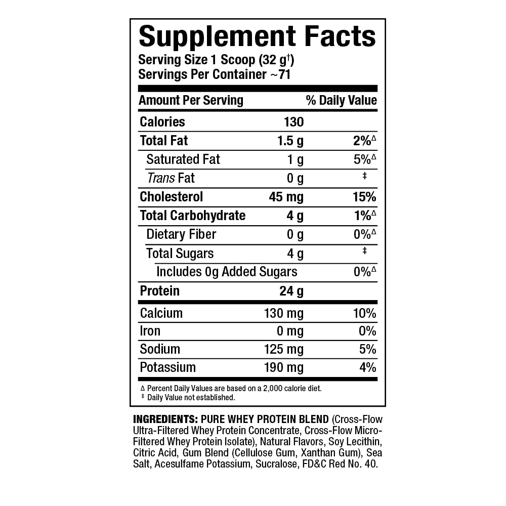 ALLMAX Gold ALLWHEY Strawberry mixing glass for easy shake preparation.