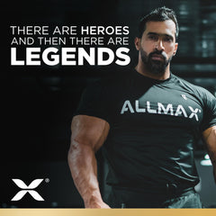 ALLMAX Impact Pump Xtreme mix-into-water demonstrates easy hydration during training.