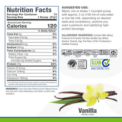ALLMAX ISONATURAL scoop-lock feature at top, ensuring quick, mess-free scooping.