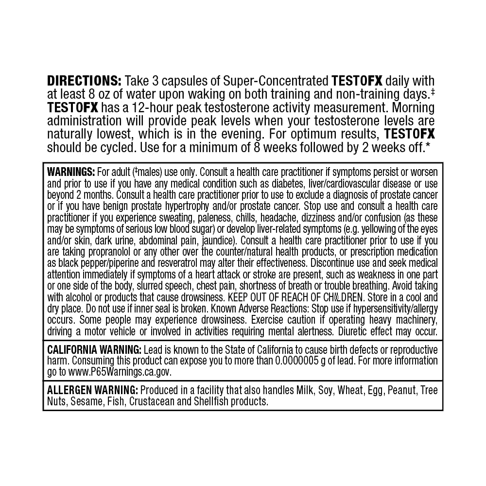 ALLMAX TestOFX daily-use scene with capsules ready to take.