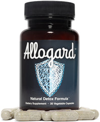 Allogard bottle shows 30 capsules per bottle for daily use