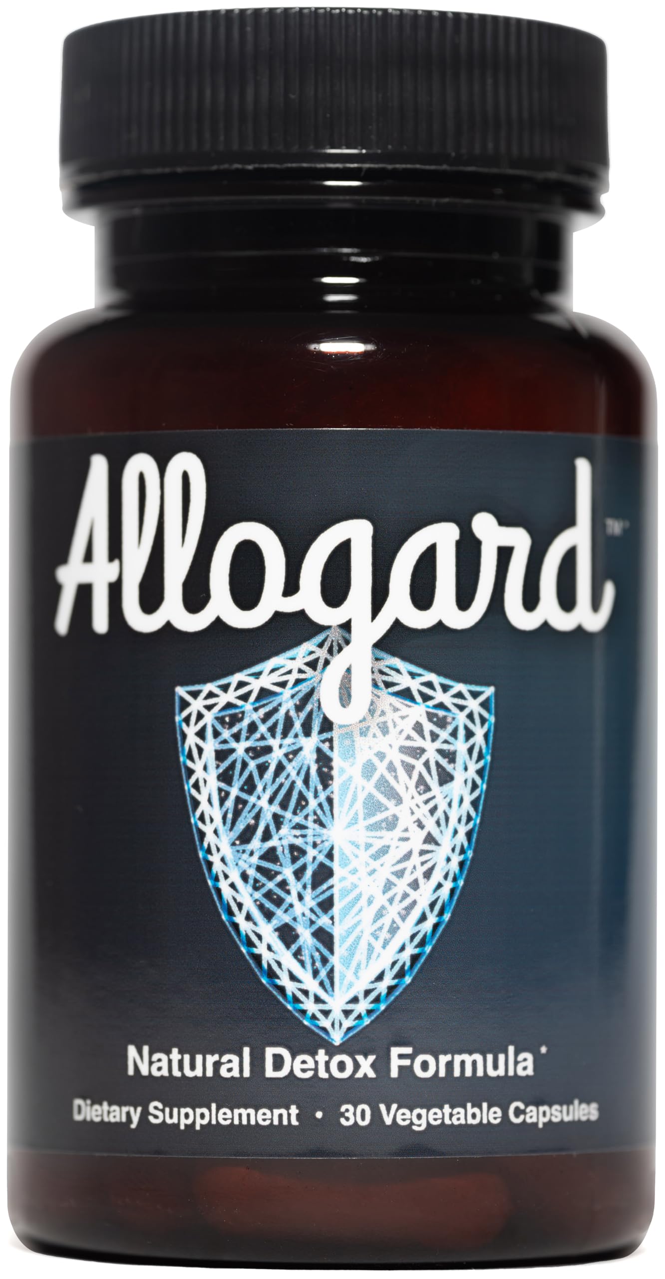Allogard bottle front view for natural detox support