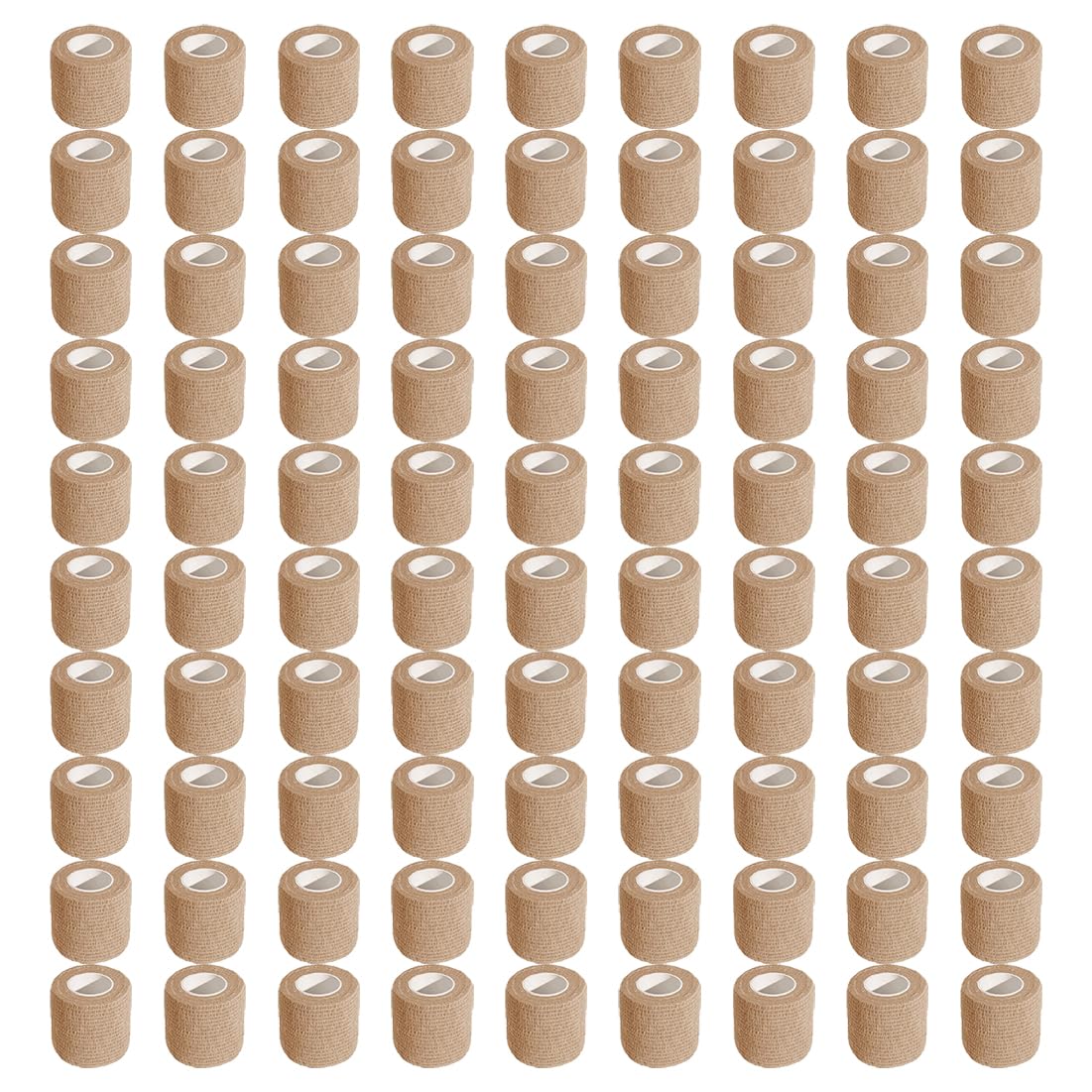 Allruyee cohesive bandage wrap packaging showing 100 rolls for quick access