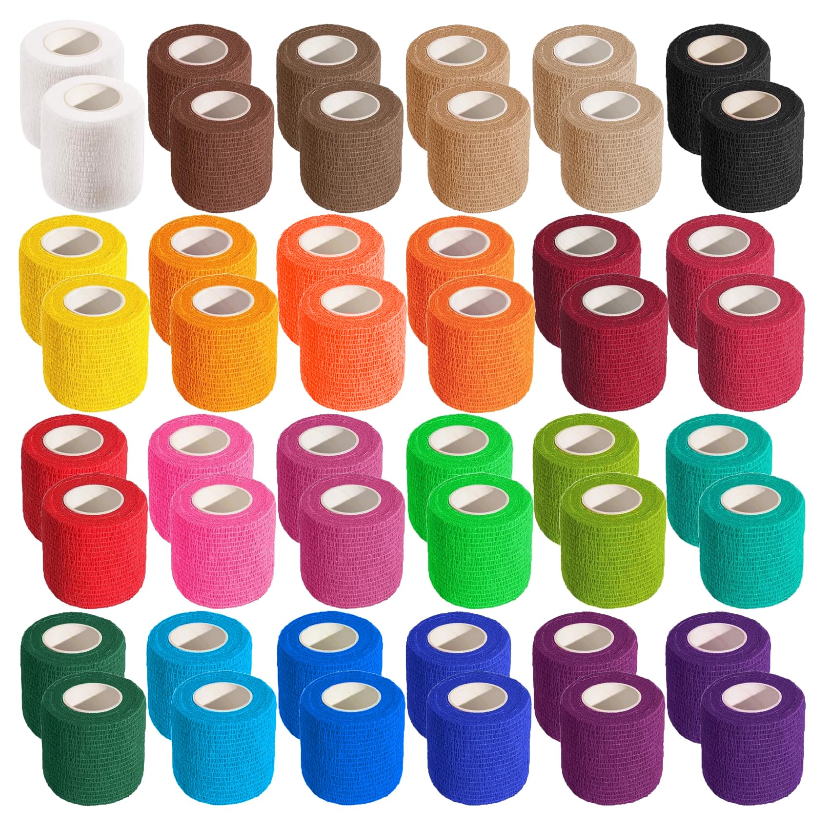 Allruyee bandage wrap with colorful assortment for versatile sports use.