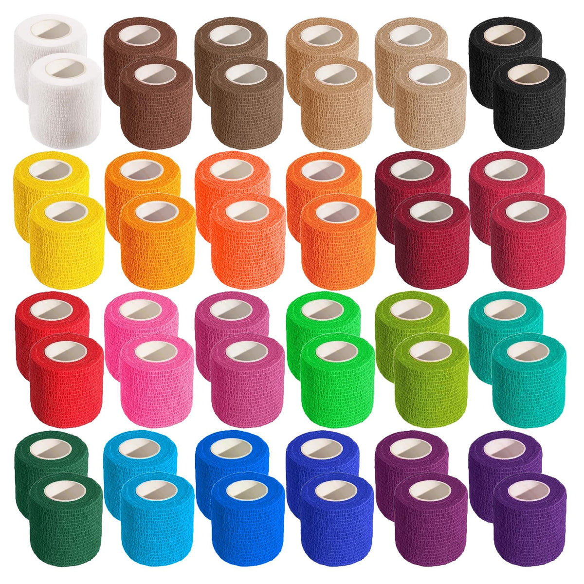 Allruyee bandage wrap with colorful assortment for versatile sports use.