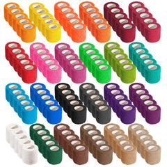Allruyee colorful bandage wrap 2inch for quick color coding during workouts.