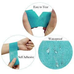 Allruyee stretchy bandage wrap expands up to three times for secure fit.