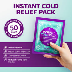 AllSett Health ice packs 6x5 inch bulk box ready for home or outdoor use.