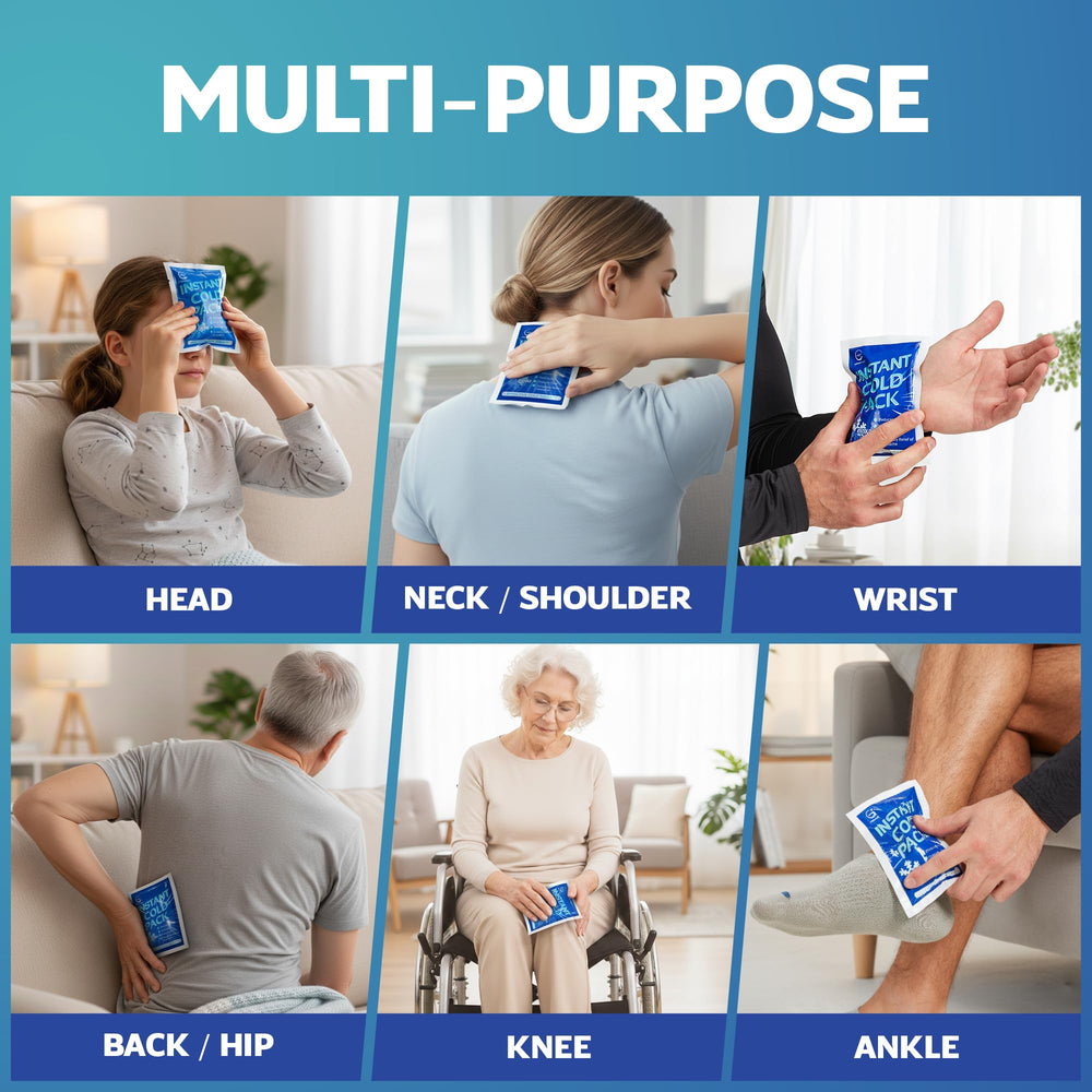 AllSett Health portable ice pack fits in bags for on-the-go cooling