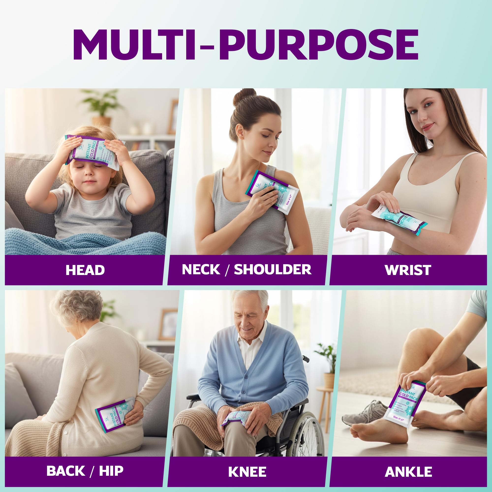 AllSett Health ice packs suit sports and outdoor activities