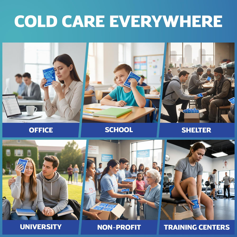 AllSett Health tear-resistant exterior ice packs ideal for durable storage and travel.
