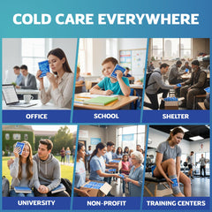 AllSett Health tear-resistant exterior ice packs ideal for durable storage and travel.