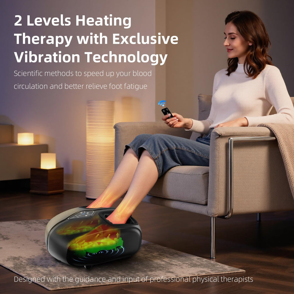 ALLYOUGER massager heat settings provide comforting warmth
