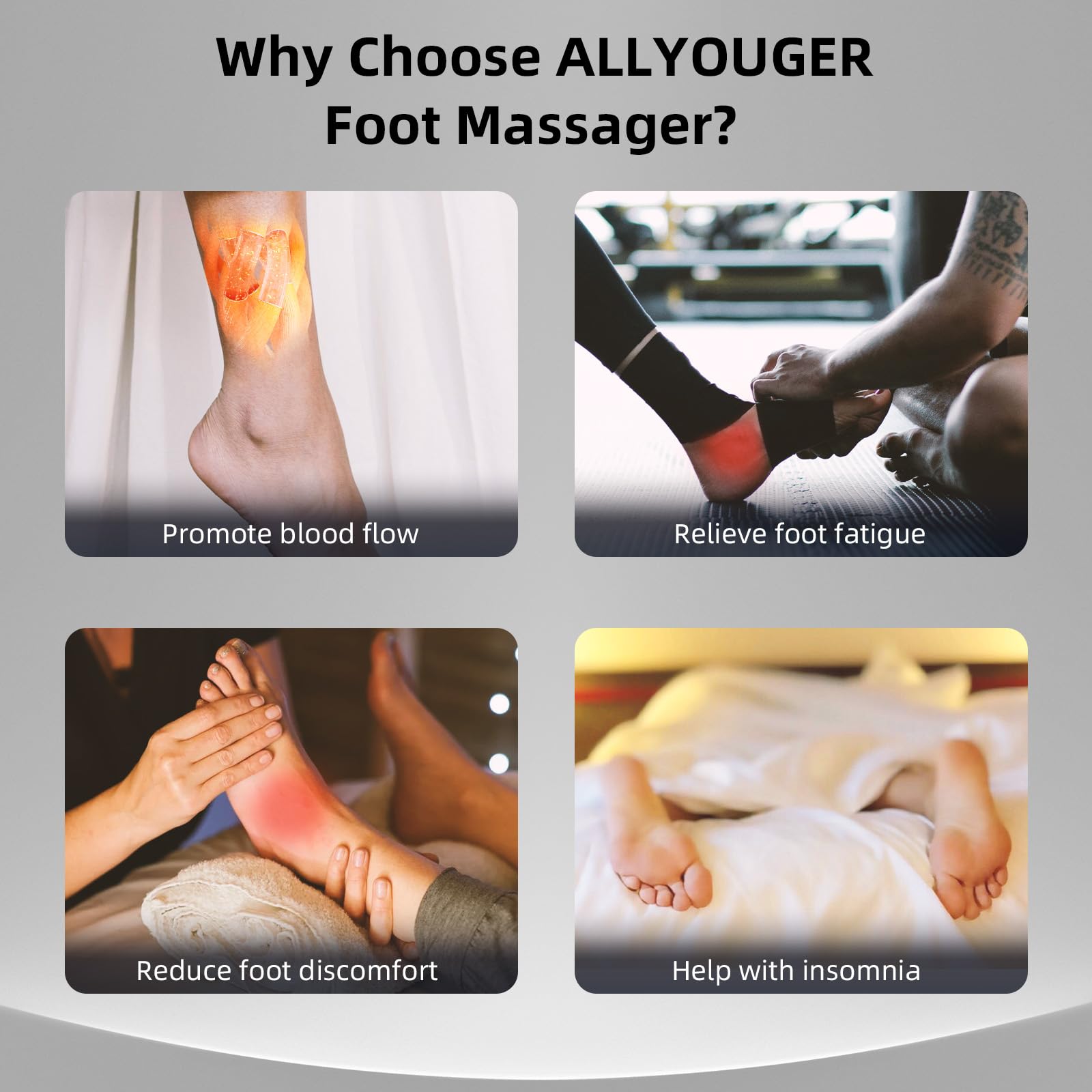 ALLYOUGER adjustable timer 5-30 minutes for tailored sessions