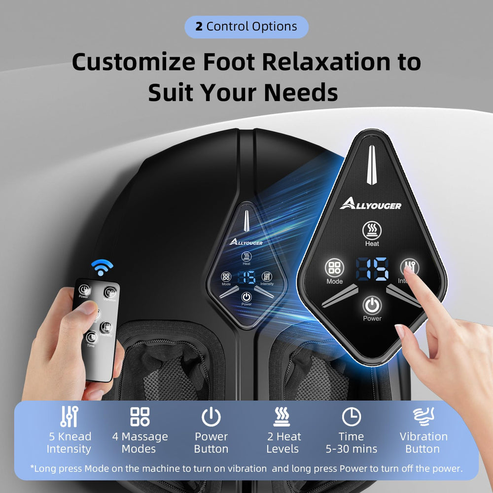 ALLYOUGER massager remote control for easy session start