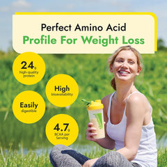 Almased label shows gluten-free and non-GMO ingredients