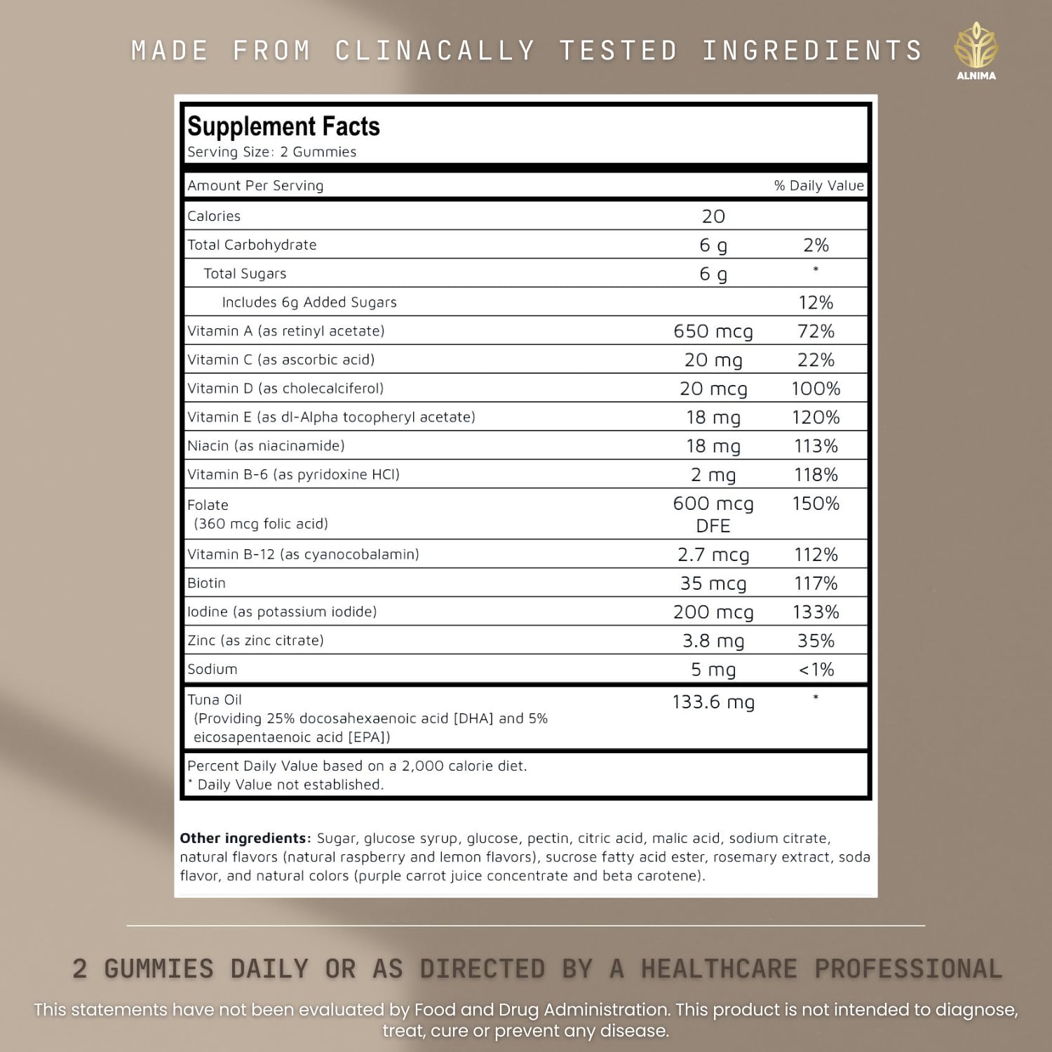 ALNIMA Halal certification seal signals peace of mind for parents