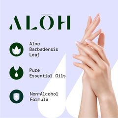 ALO H hand wipes in action near gym bag highlight on-the-go cleanliness.