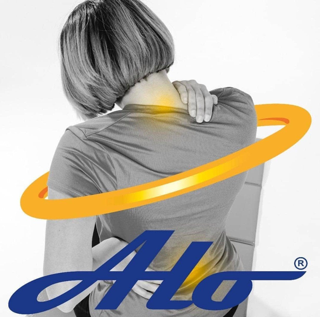 ALO Pain Relief Cream therapy session suggests use with rehab routines for gentle support.
