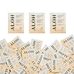 ALO Skin Softening Hand Wipes with Sweet Orange Bergamot for travel-cleanse.