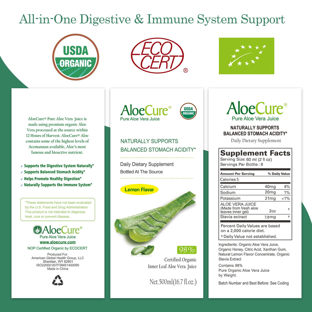 AloeCure family-owned brand conveying care and purity