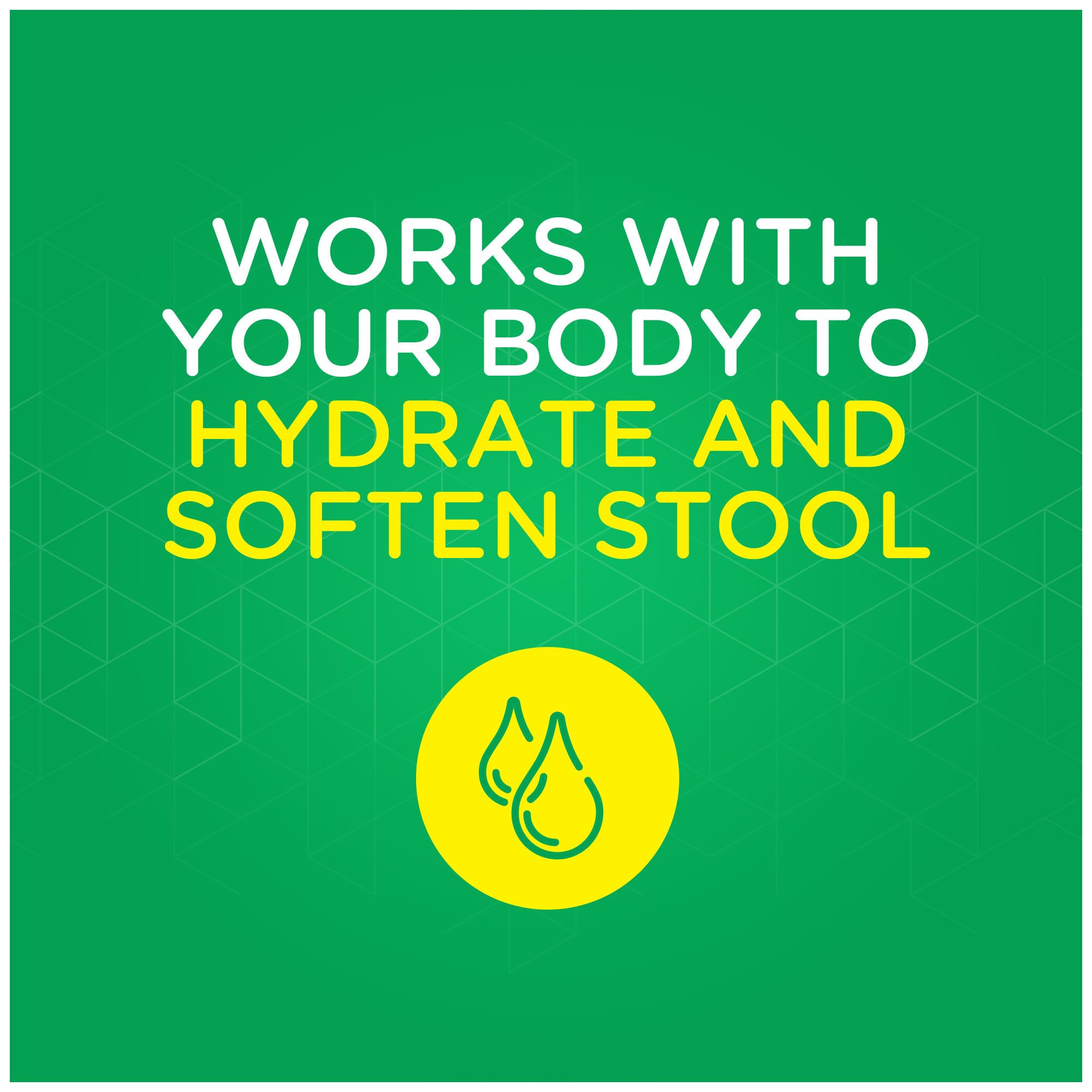 Aloe vera label indicating soothing formula in gentle constipation relief.
