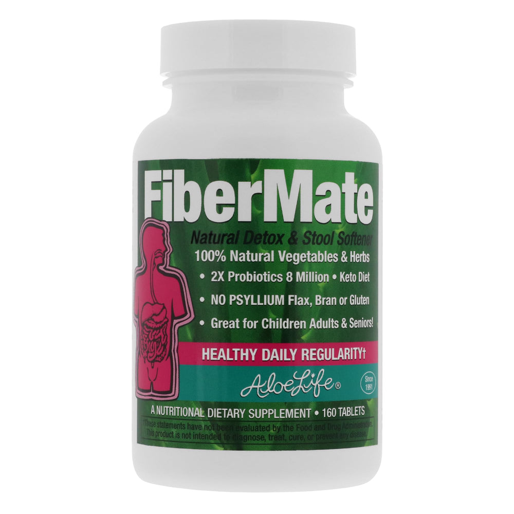 Aloe Life FiberMate bottle with pour promotes convenient daily use.
