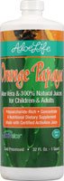 Aloe Life Orange Papaya bottle pour offers convenient daily digestion support.