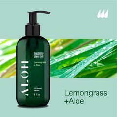 ALŌH bottle close up showing hydrating formula for daily use