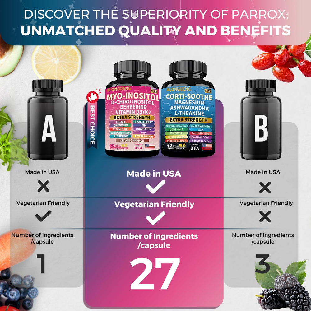 ALongDeng Phosphatidylserine capsules supporting cortisol balance.