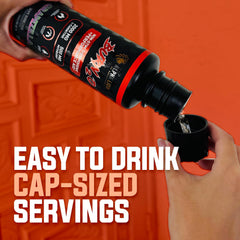 Alpha Lion Burn2O flavor sip highlight zero calories and vegan formula.