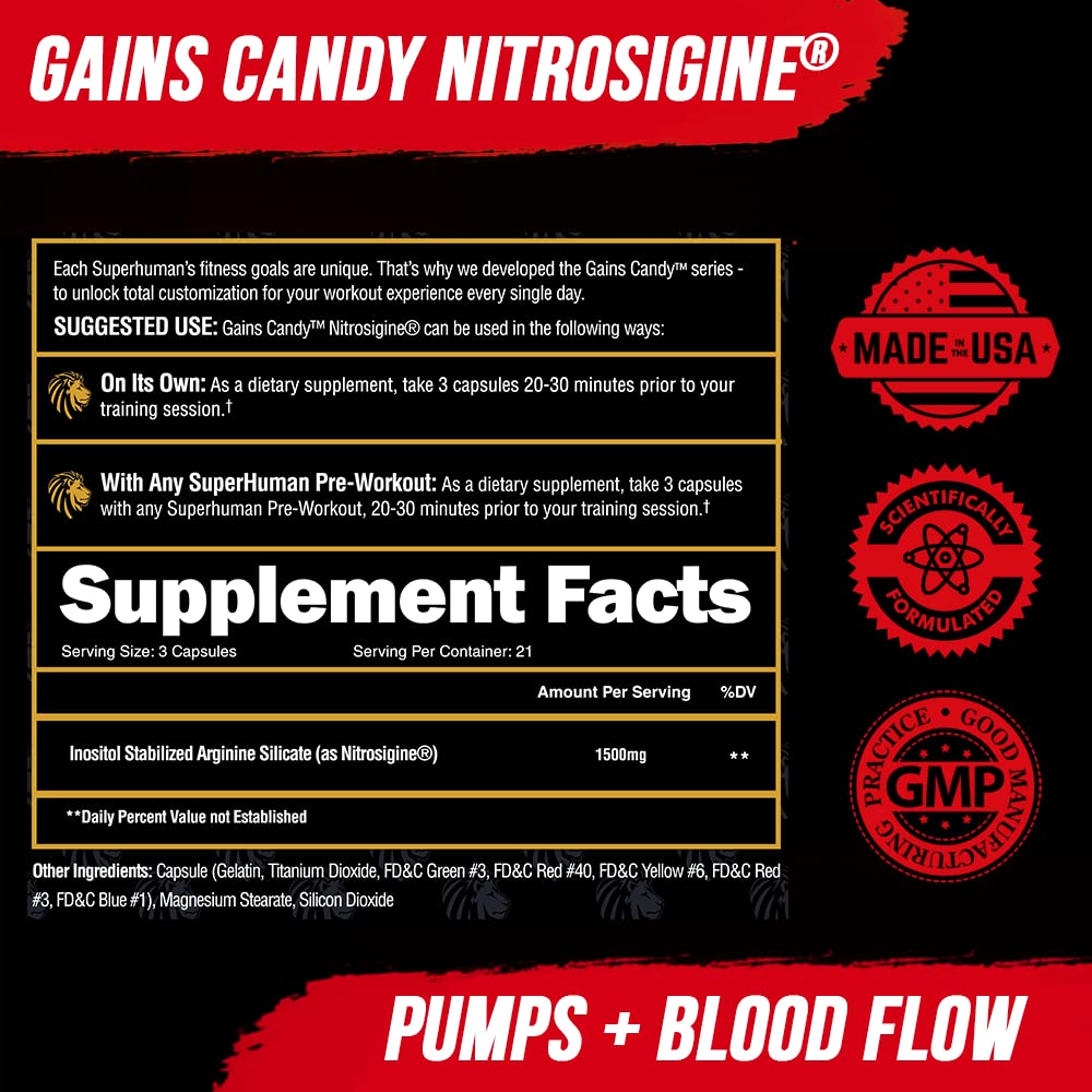 ALPHA LION Gains Candy in a workout scene implies performance support