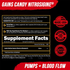 ALPHA LION Gains Candy in a workout scene implies performance support