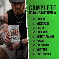 ALPHA LION Intra label close-up revealing transparent ingredients and patented components