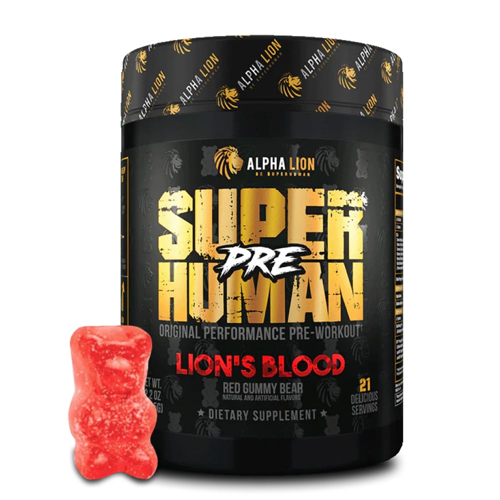 ALPHA LION Lions Blood powder tub for sustained energy